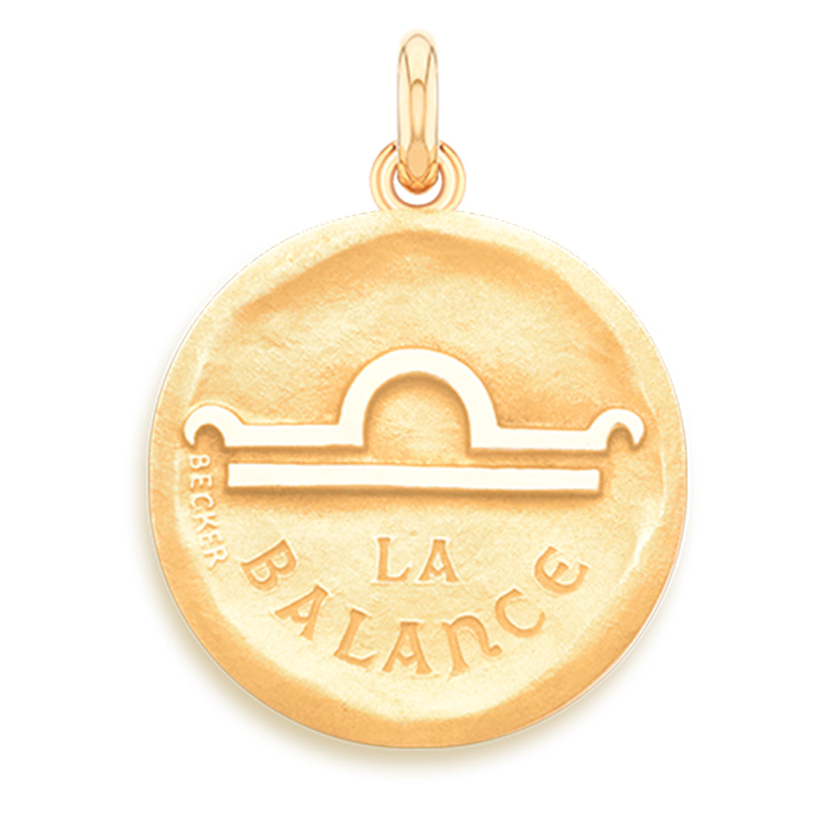 Libra /La Balance 18k Symbol Medallion Charm