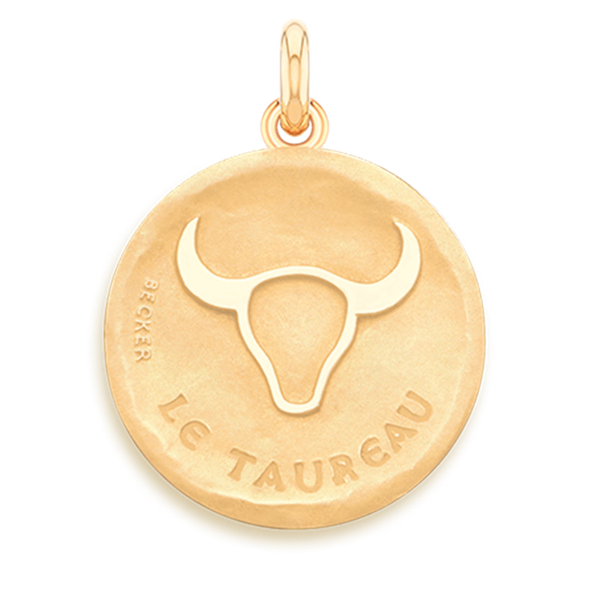Taurus/LeTaureau 18k Symbol Medallion Charm