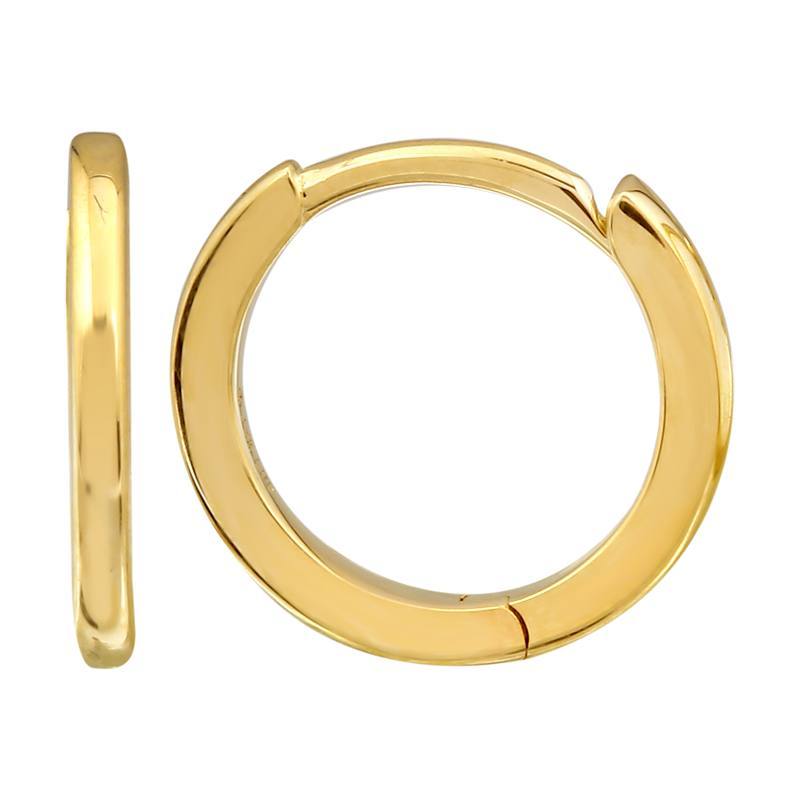 Eternity Mini 14K Gold Huggies