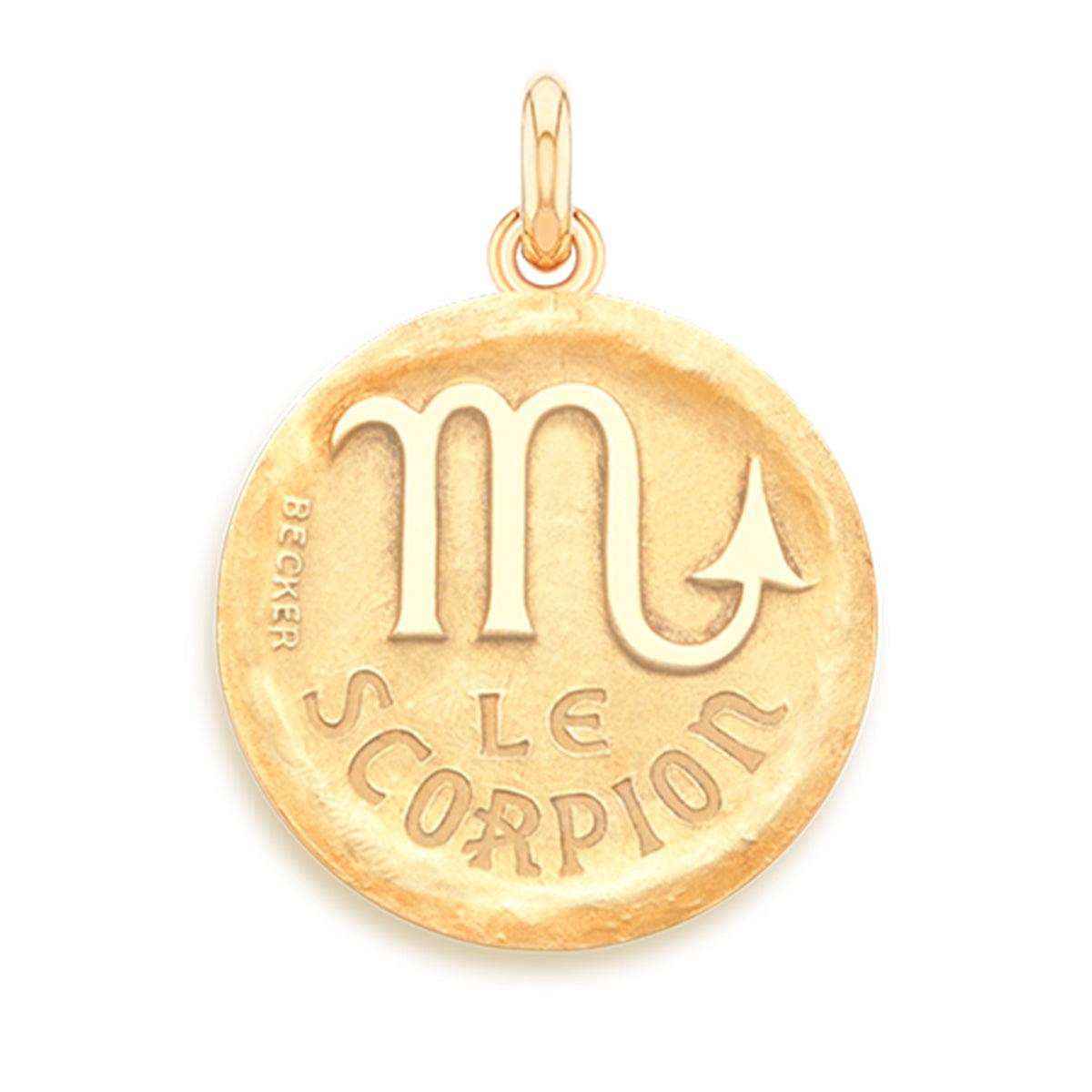 Scorpio/Le Scorpion 18k Symbol Medallion Charm